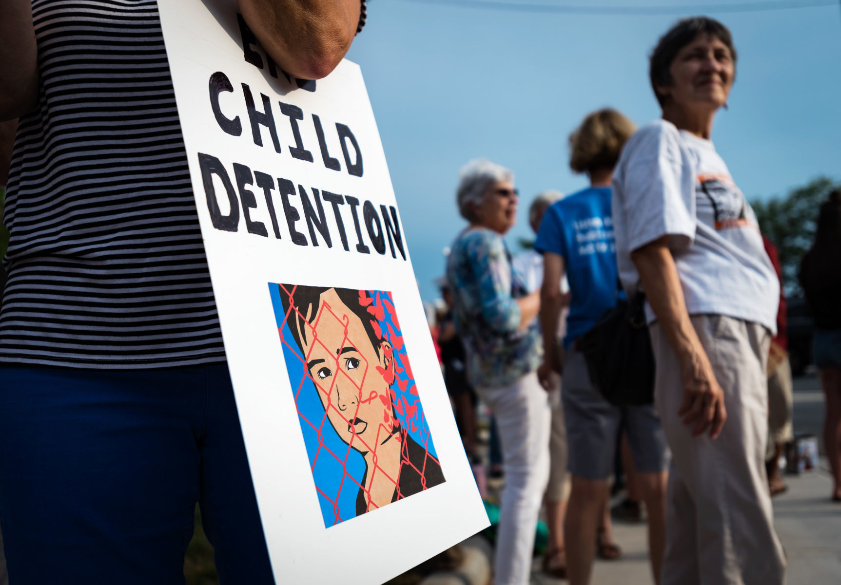 Winston-Salem's Lights for Liberty Vigil for Migrants
